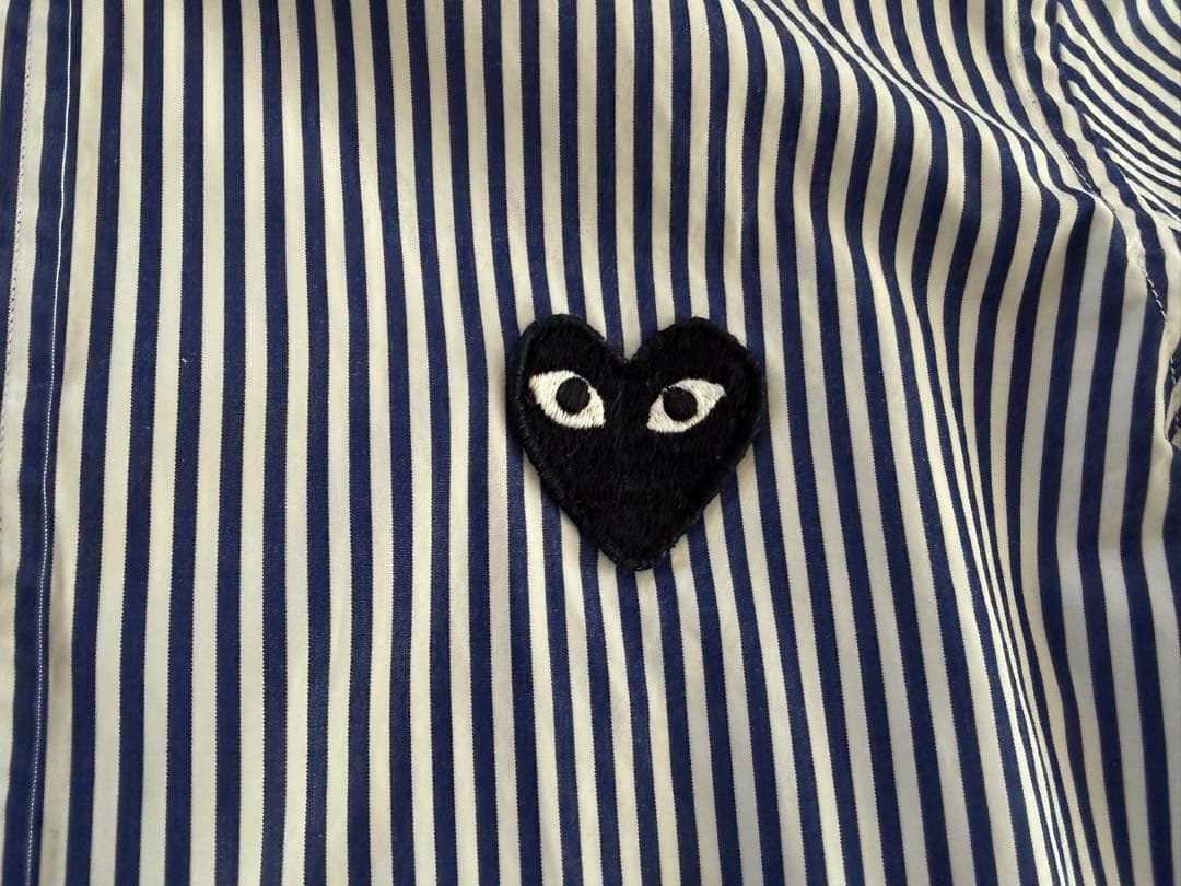 PLAY COMME des GARÇONS ストライプシャツ M