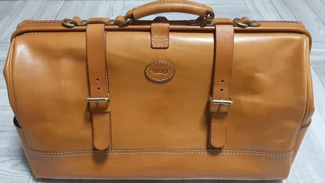 【28日まで】HERZ ヘルツ V-103 L 口枠ボストンバッグ 2way