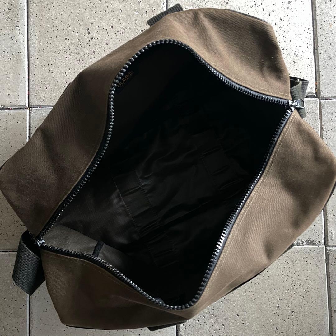 【1980s デカオム】コムデギャルソン オム キャンバス ビッグ バッグ