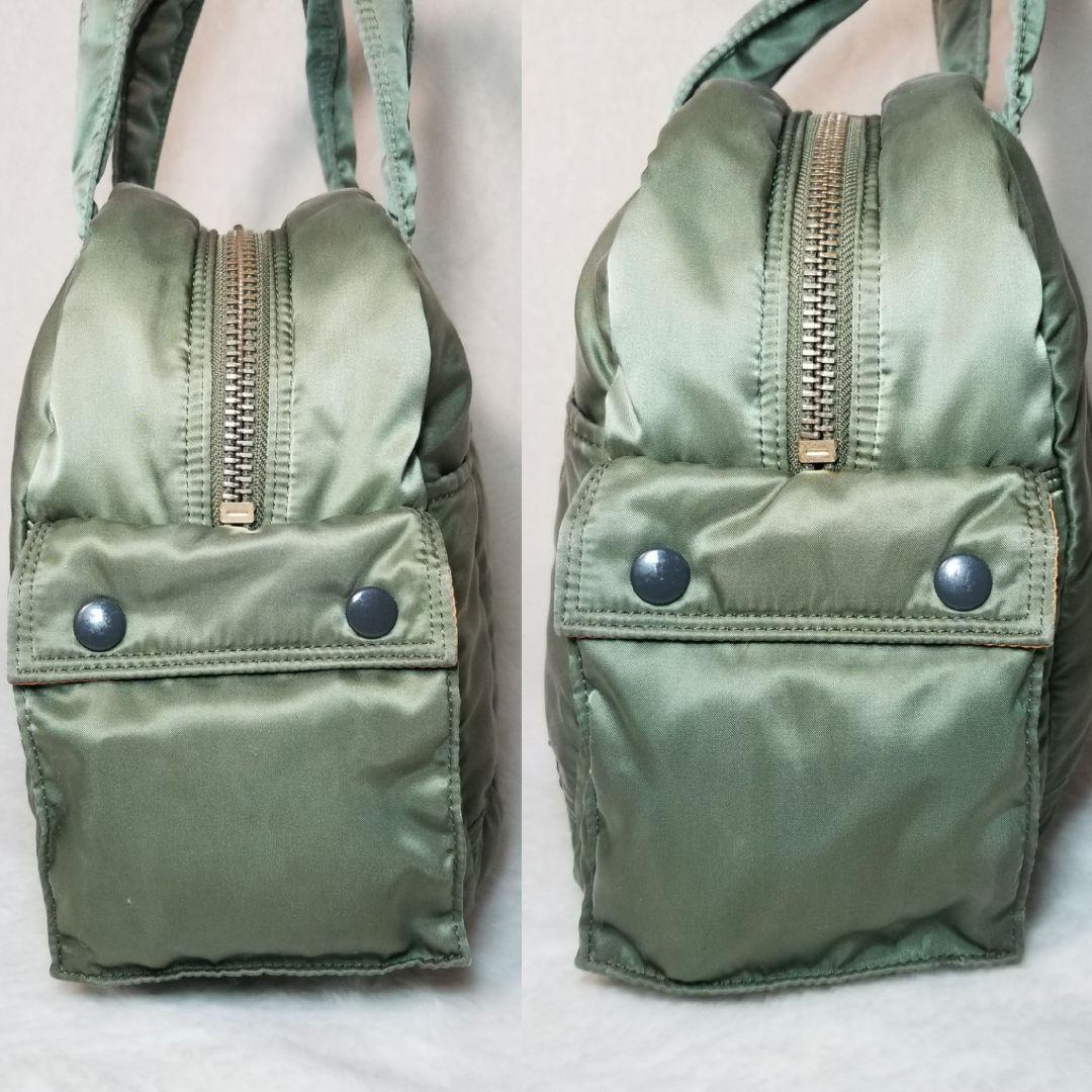 廃盤　美品　PORTER タンカー ダッフルバッグ カーキ セージグリーン　L