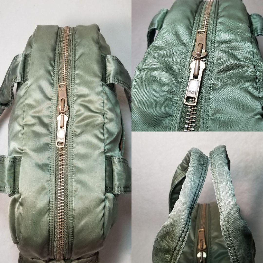 廃盤　美品　PORTER タンカー ダッフルバッグ カーキ セージグリーン　L