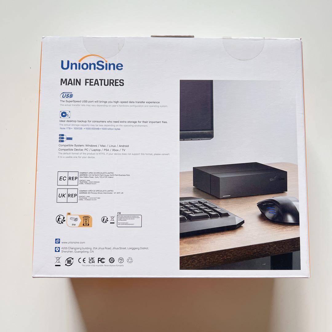 ★外付けハードディスク 14TB UnionSine 3.5インチ