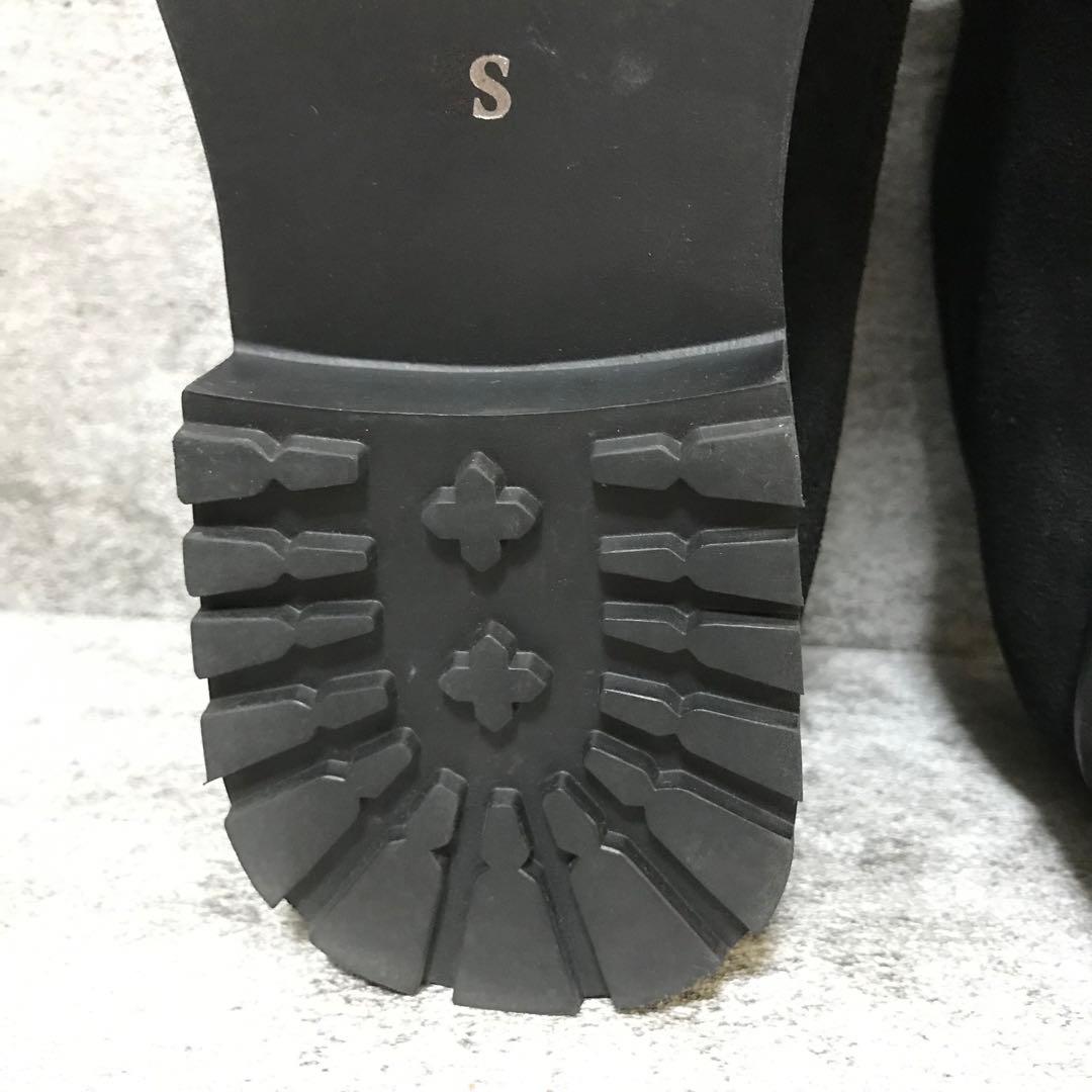 【ほぼ未使用】SHIUN スウェード レザー モカシンシューズ Sサイズ