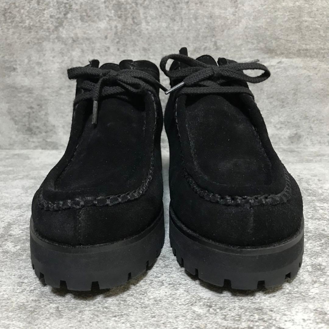 【ほぼ未使用】SHIUN スウェード レザー モカシンシューズ Sサイズ