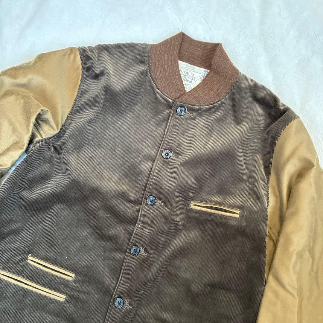 SUGAR CANE シュガーケーン　ワークジャケット茶　42