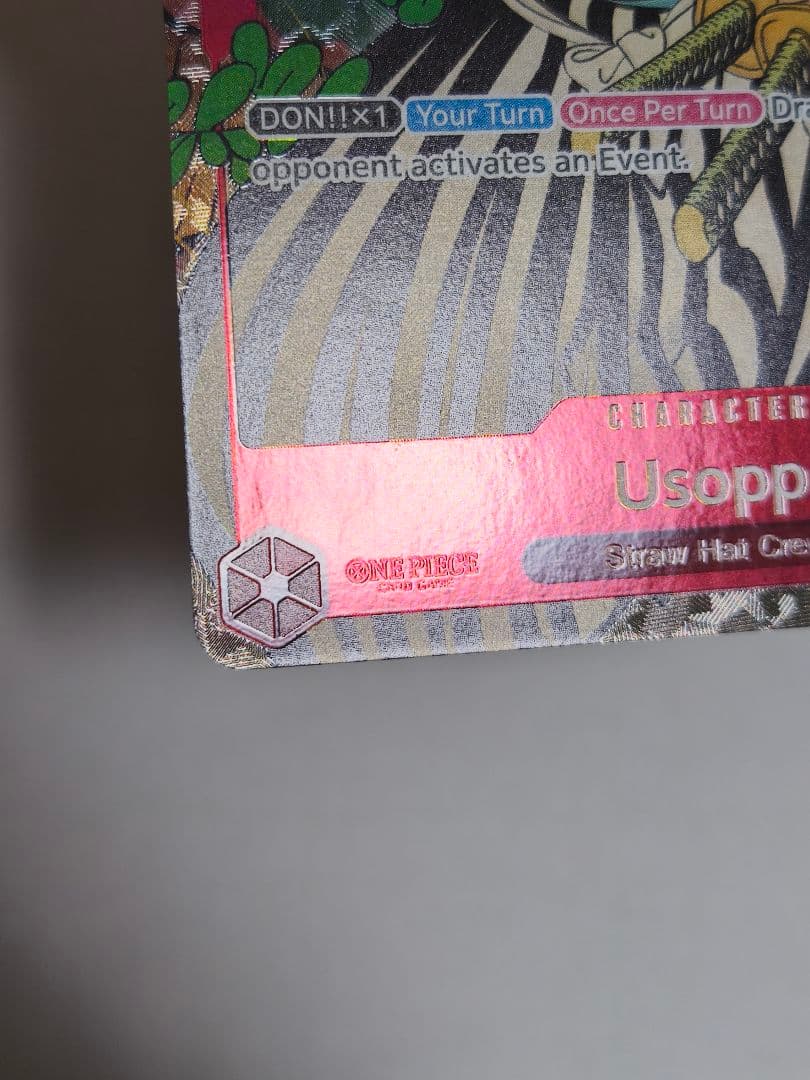 ワンピースカード　1stAnniversary　英語版　ウソップ　プロモ