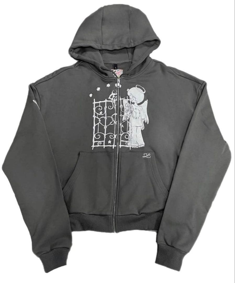 トップス yumin ha time angel hoodie