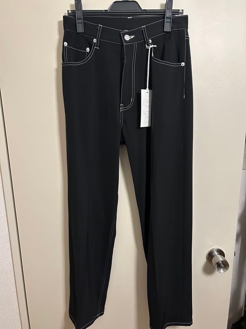 パンツ YOKE 25ss 5P STRAIGHT PANTS BLACK