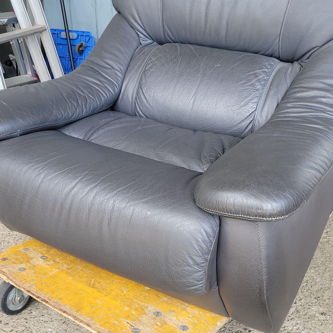 本革仕様 一人掛けソファ ダイニングチェア