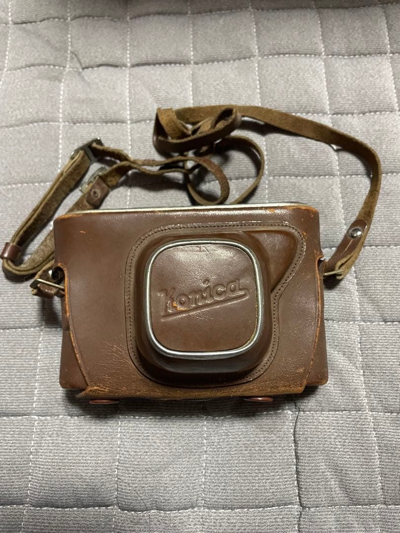 Konica III フィルムカメラ レザーケース付き　激レア　セット