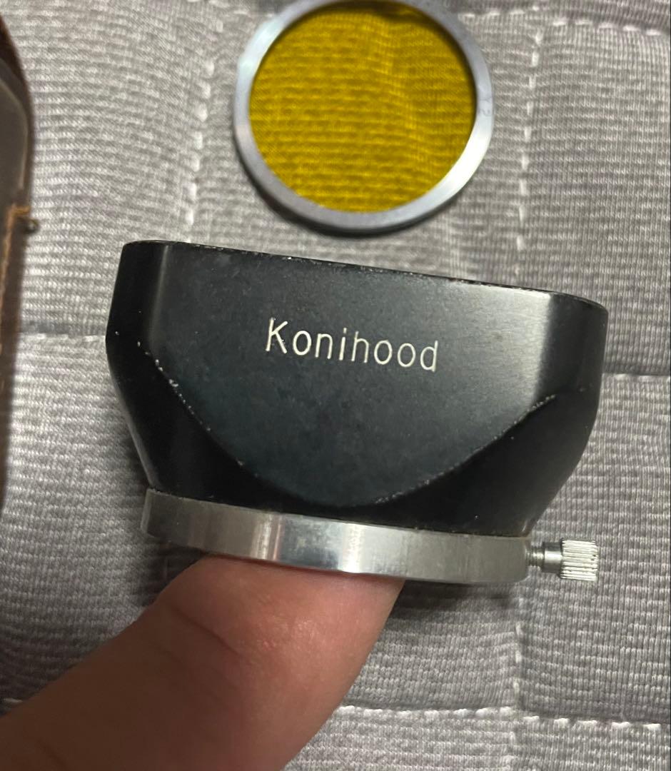 Konica III フィルムカメラ レザーケース付き　激レア　セット