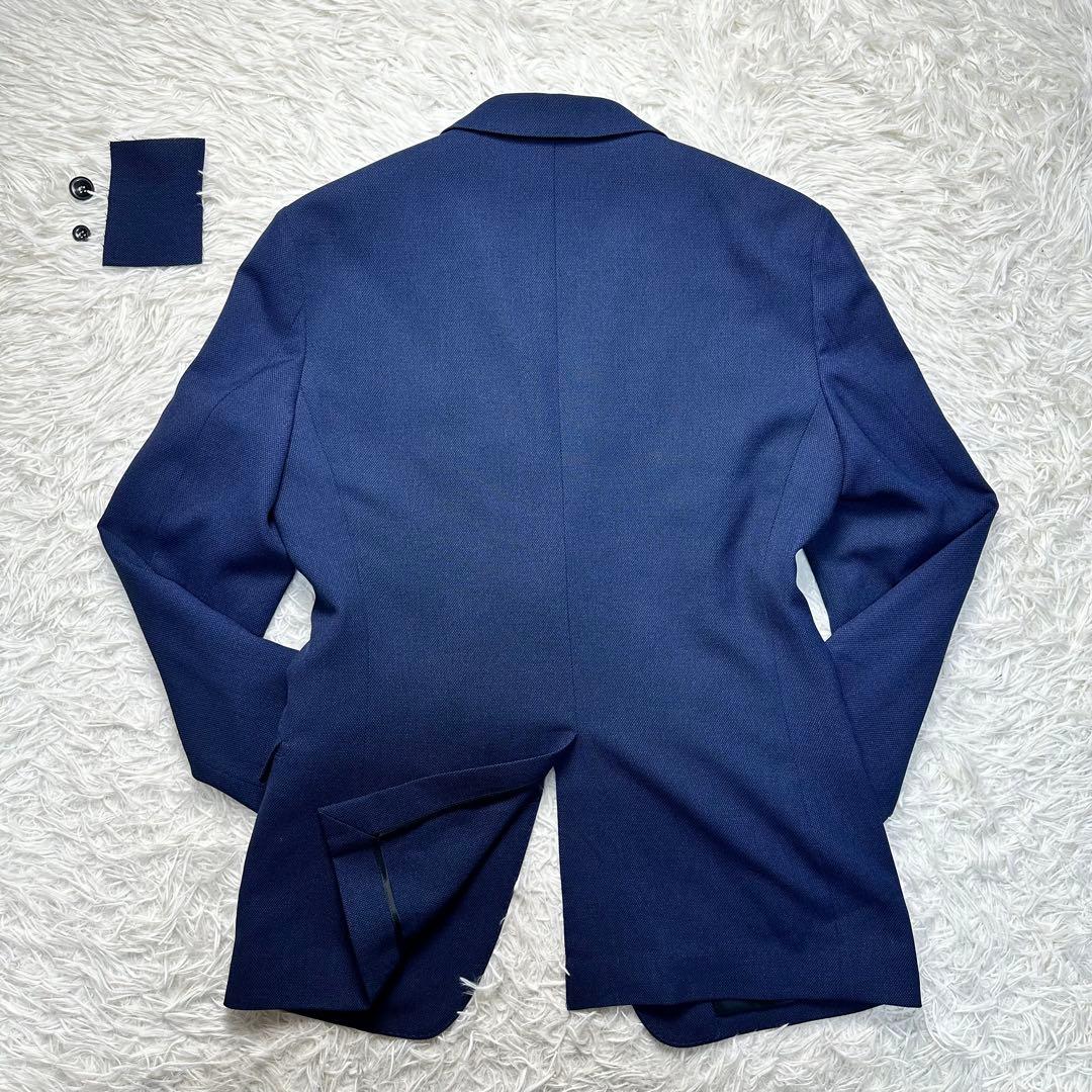 未使用級 スーツセレクト 4S 3ピース ネイビー 洗濯可 セットアップ Y4