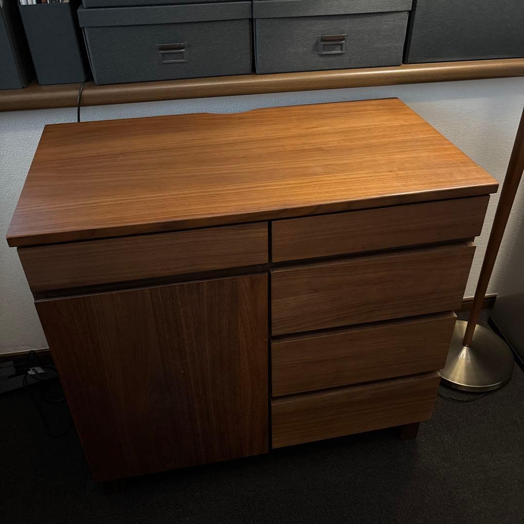 ISSEIKI BASK SB 80 WALNUT 収納家具 サイドボード