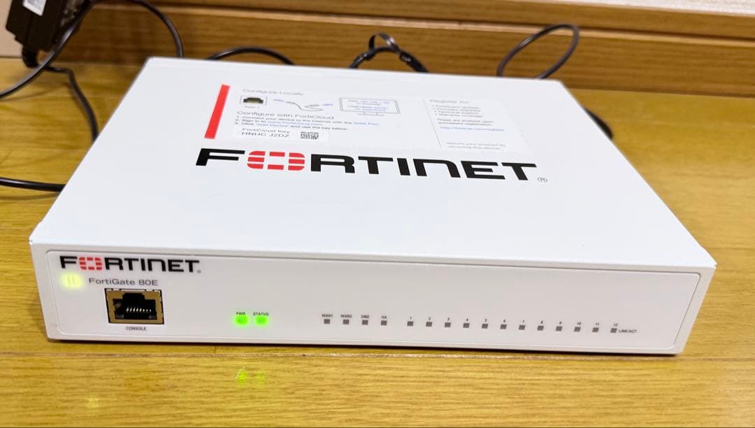FORTINET FORTIGATE-80E(ライセンス切れ)【v7.4.9】②
