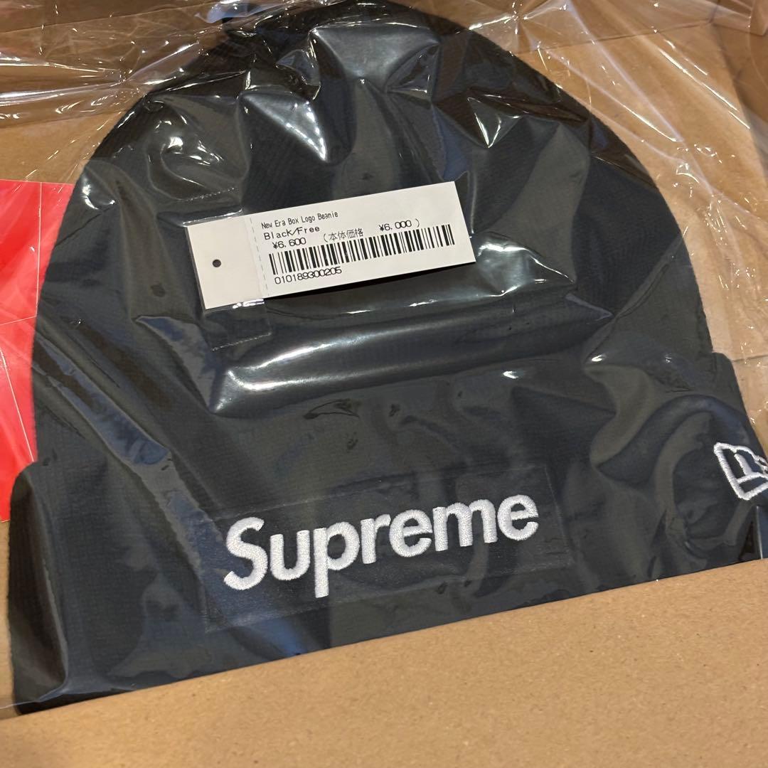 帽子 Supreme NEW ERA BOX LOGO beanie black