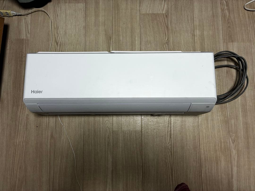 使用期間1年　Haier エアコン 6畳用 JAA-CS224AK 3年保証付き