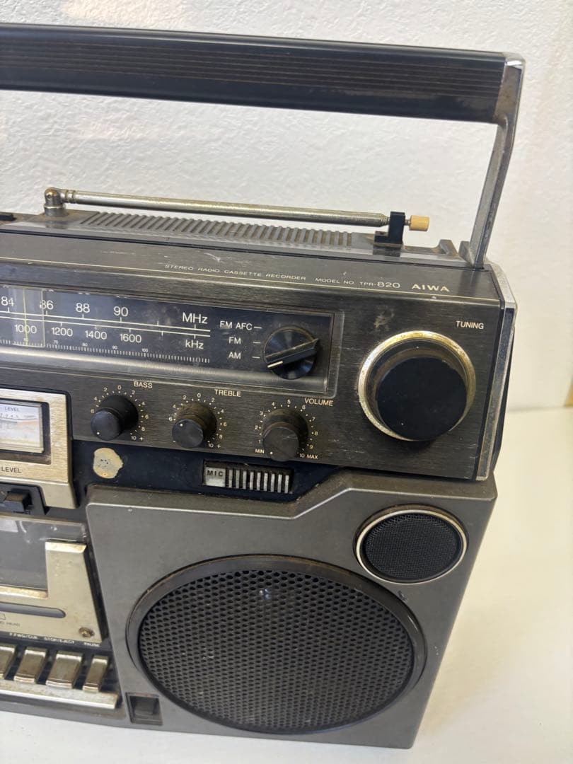 ◆【売り切り】アイワ　ステレオラジオカセットレコーダー　TPR-820