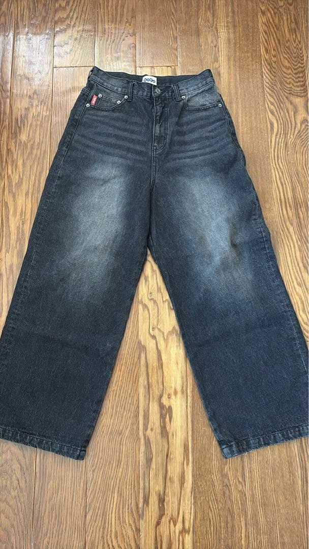 9090 OG Logo Painted Denim Pants M 新品