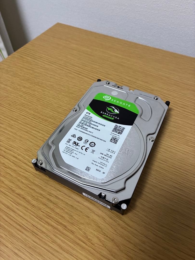 Seagate Barracuda 8TB 内蔵型HDD ST8000DM004