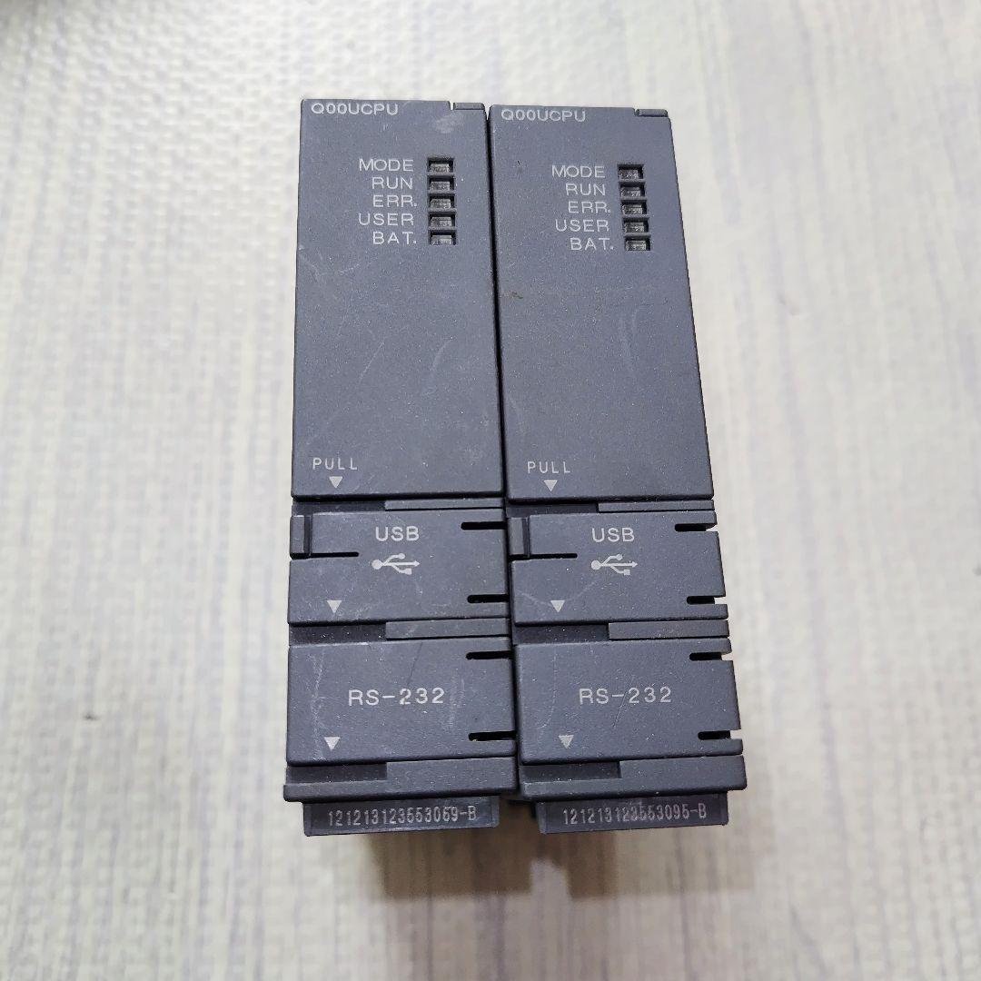 MITSUBISHI 三菱電機PLC CPUユニット Q00UCPU 2台セット