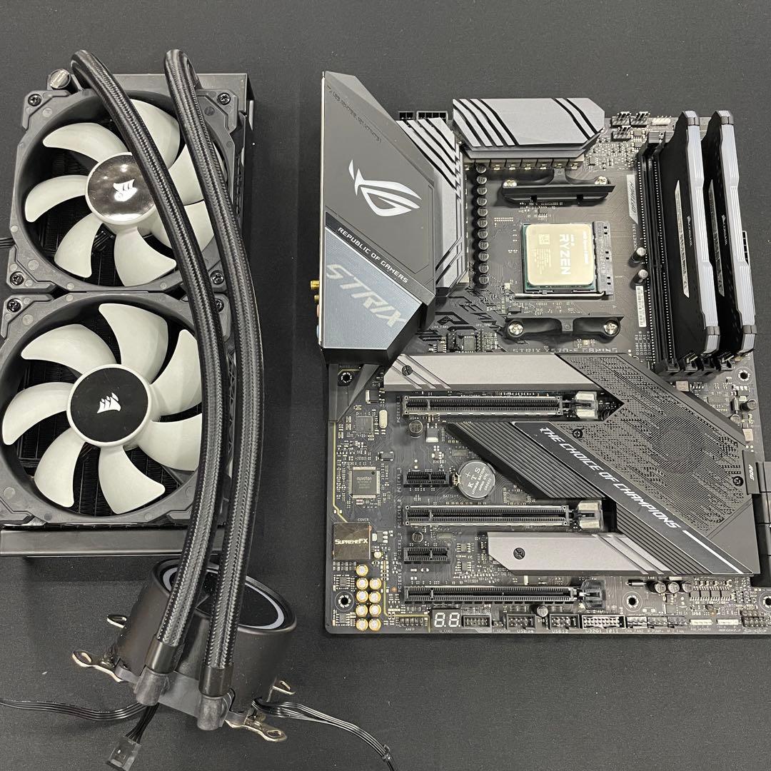 ASUS X570-E GAMING マザーボード　240mm 簡易水冷