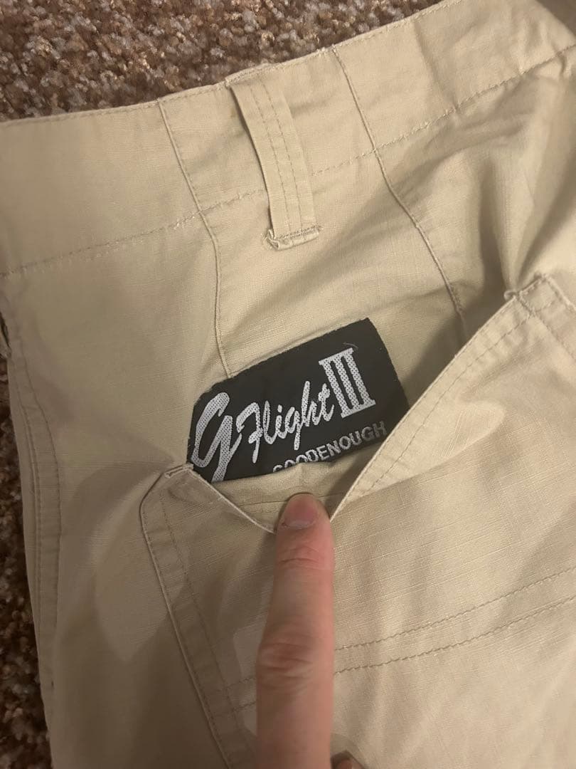 【希少】GOOD ENOUGH パラシュートパンツ　Lサイズ