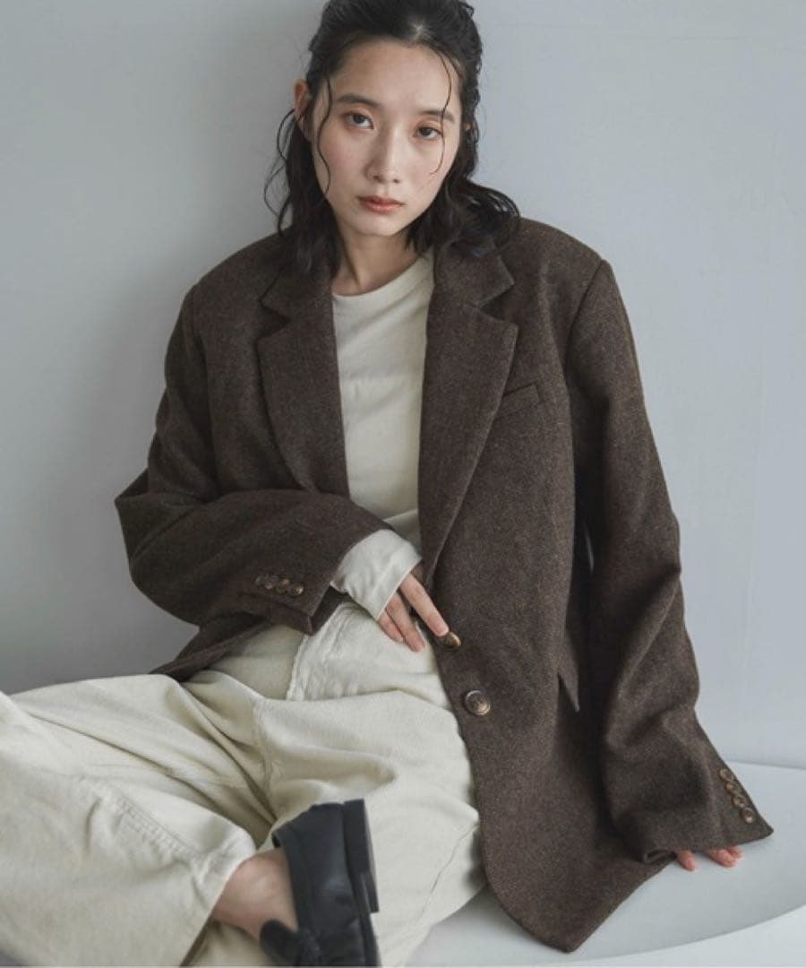 り*ん様 feepur 2025aw 新品タグ有　ウール混テーラードジャケット