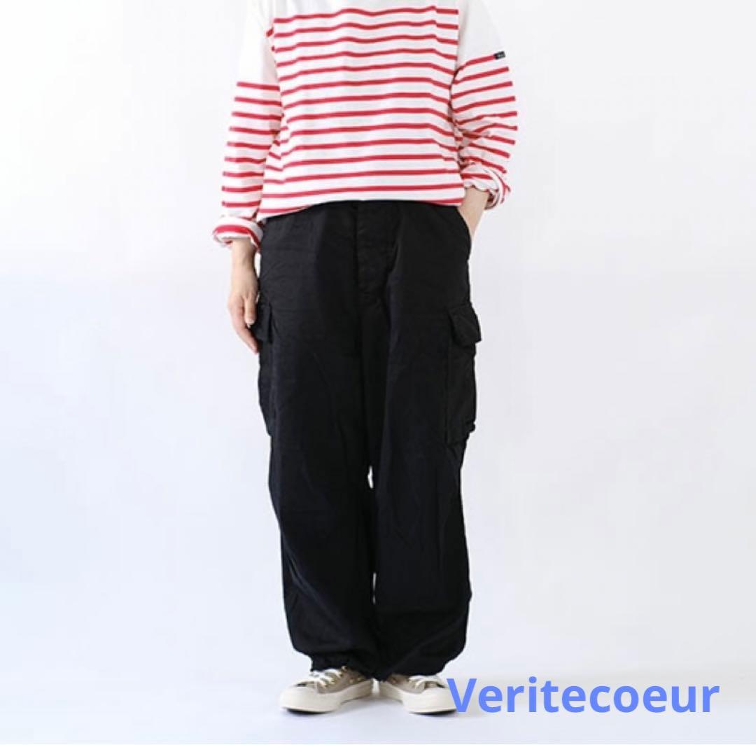 ヴェリテクール VC-2522 カーゴパンツ M ブラック