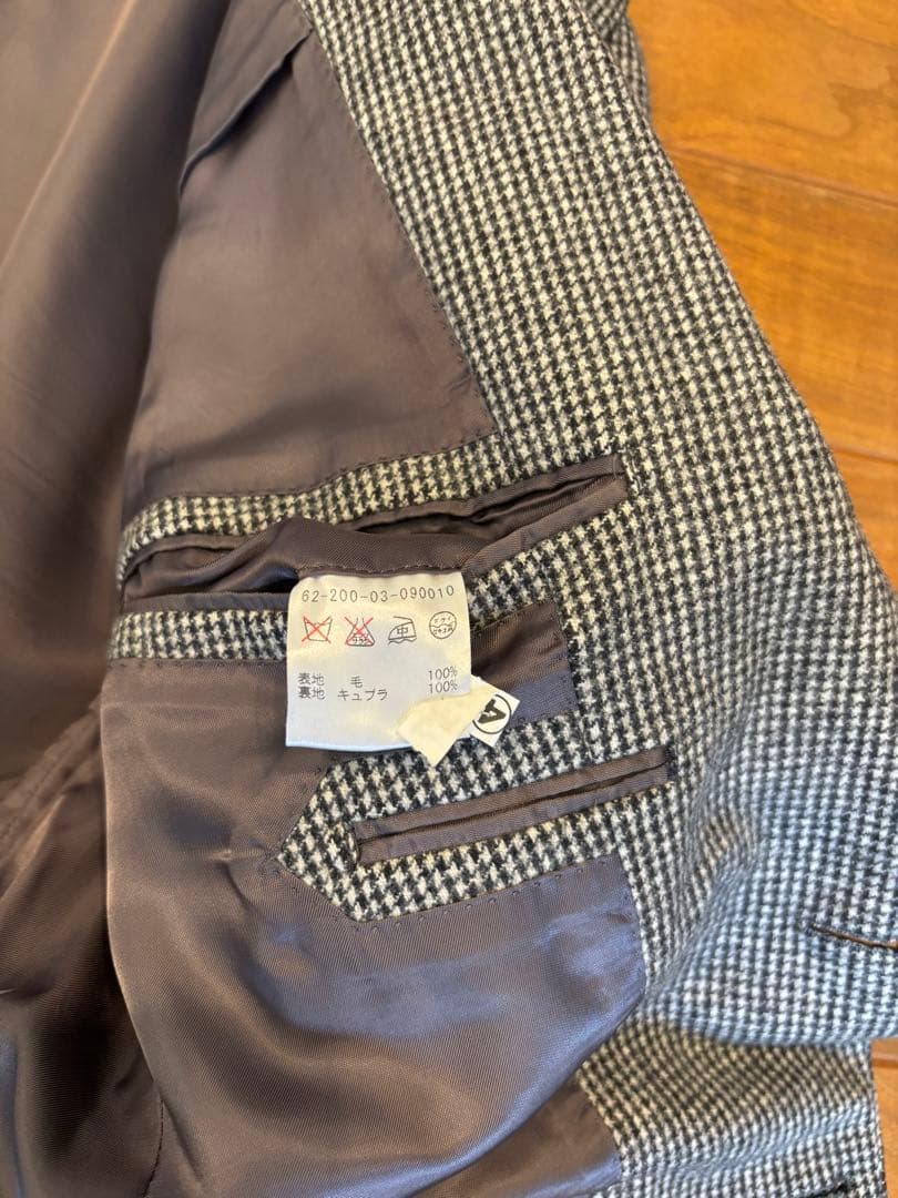 エストネーション　千鳥格子　3ピーススーツ