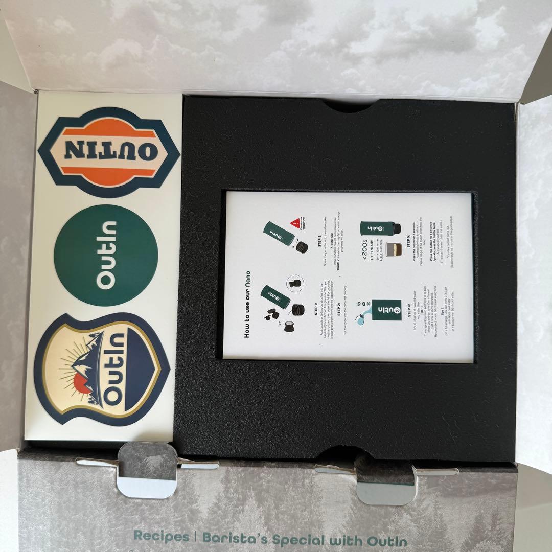 outin nano エスプレッソ pearl white パールホワイト