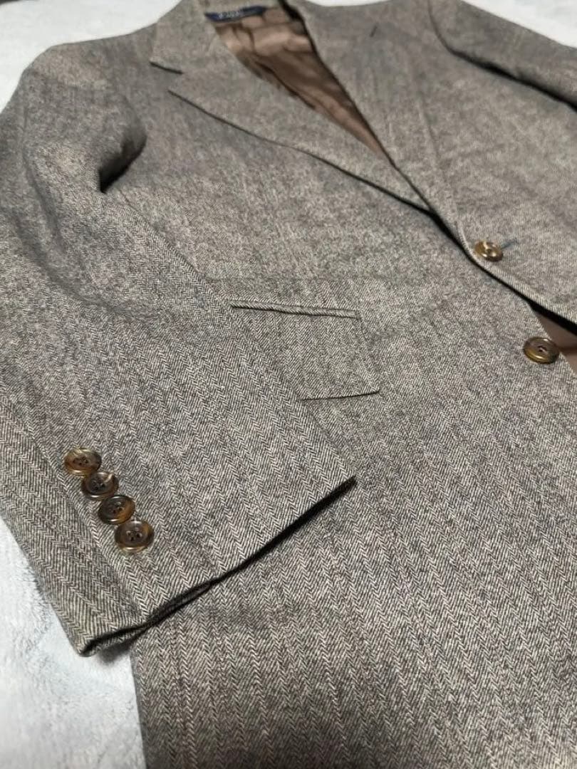 【希少】80s 90s オンワード製 ポロラルフローレン ツイードジャケット