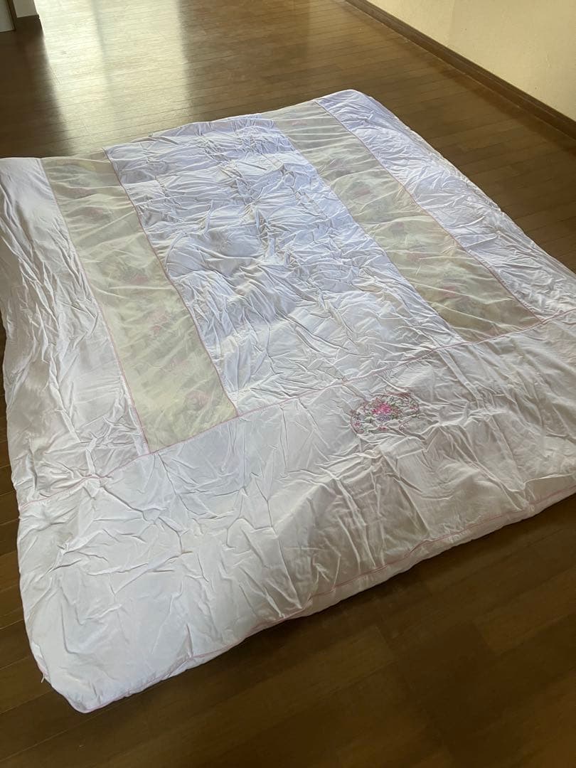 【12/13発送】羽毛掛ふとん　185㎝×215㎝　ダブルサイズ　丸八　羽毛布団