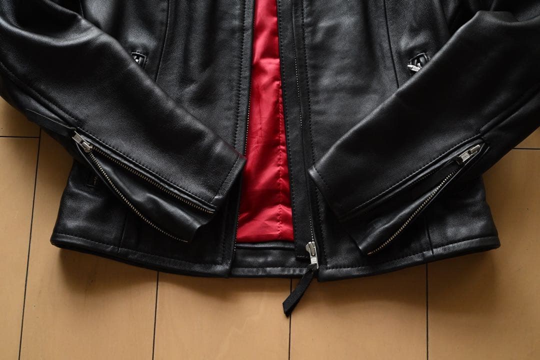 美品 KADOYA 現行モデル Mサイズ シングルレザージャケット