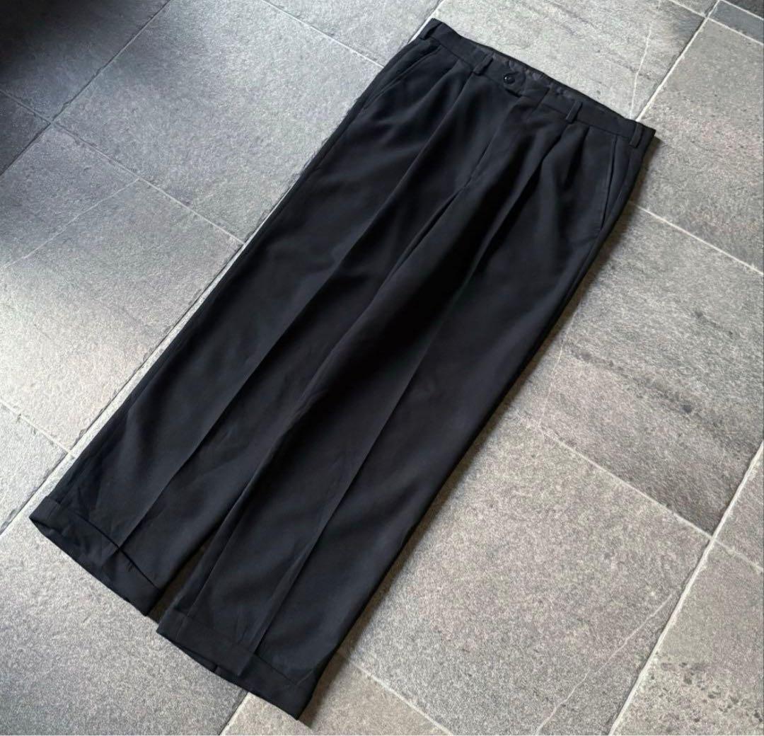 70s 80s usa製 ウールギャバ スラックス \