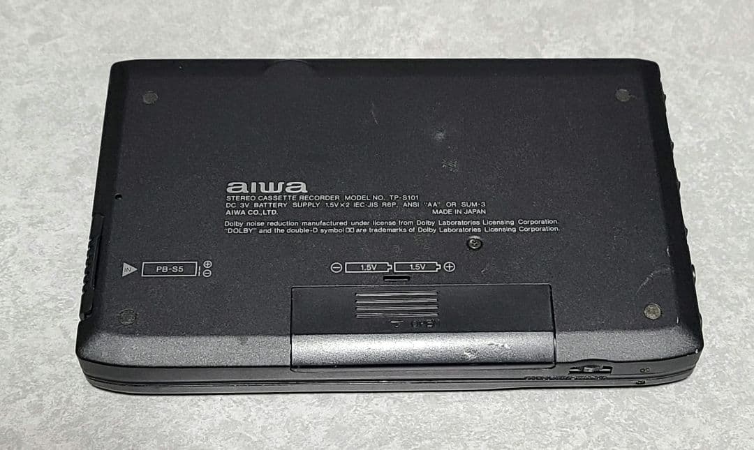 aiwa アイワ TP-S101 カセットレコーダー 動作しますがジャンク