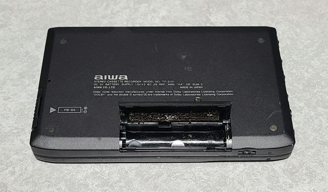 aiwa アイワ TP-S101 カセットレコーダー 動作しますがジャンク