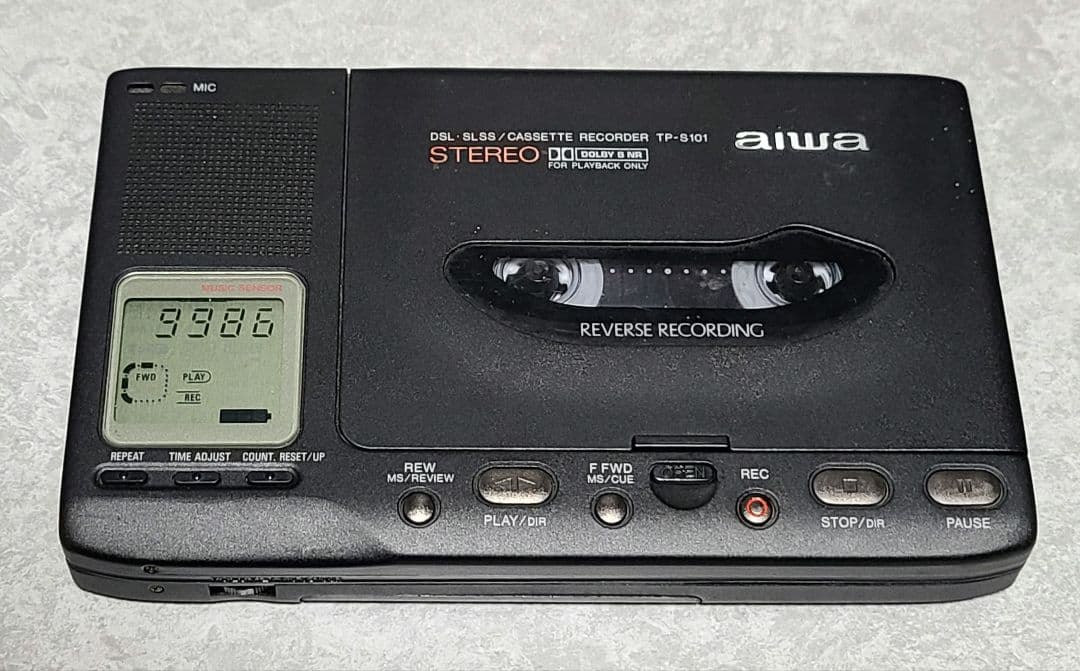 aiwa アイワ TP-S101 カセットレコーダー 動作しますがジャンク