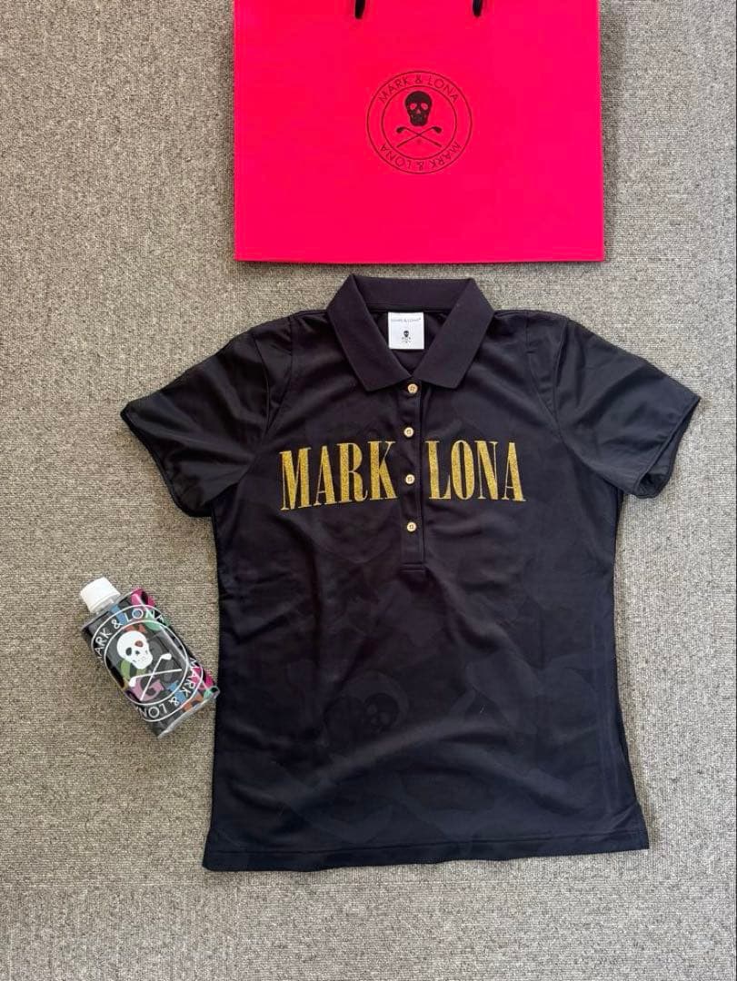 新品未使用　MARK & LONA シアー袖半袖ポロシャツ