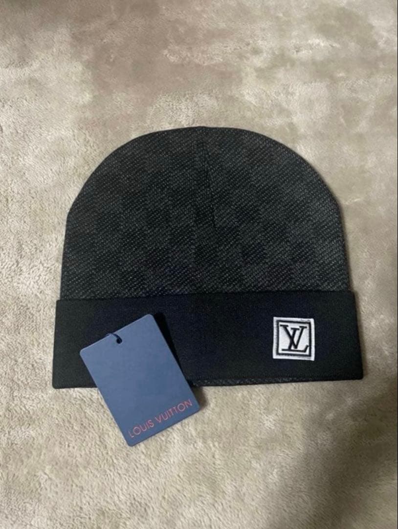 louisvuitton ブラック ビーニー