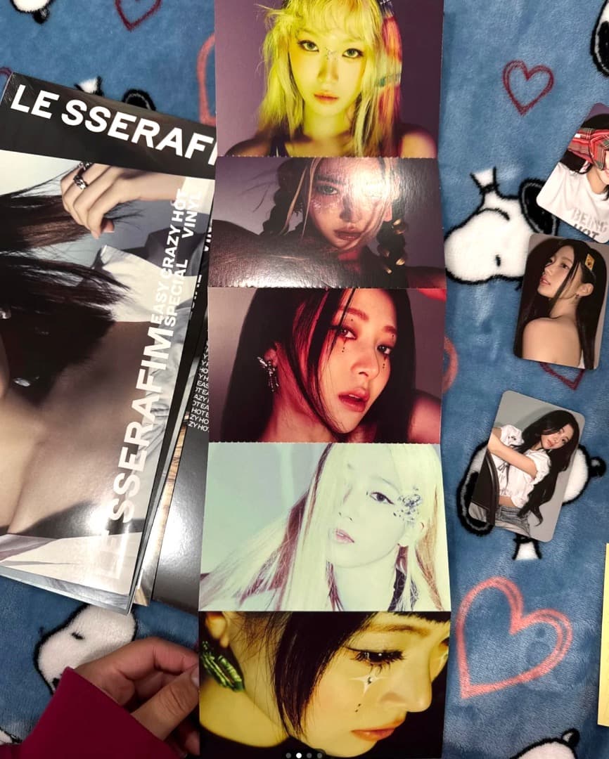 アナログ盤 LE SSERAFIM Easy Crazy Hot トレカ ルセラ