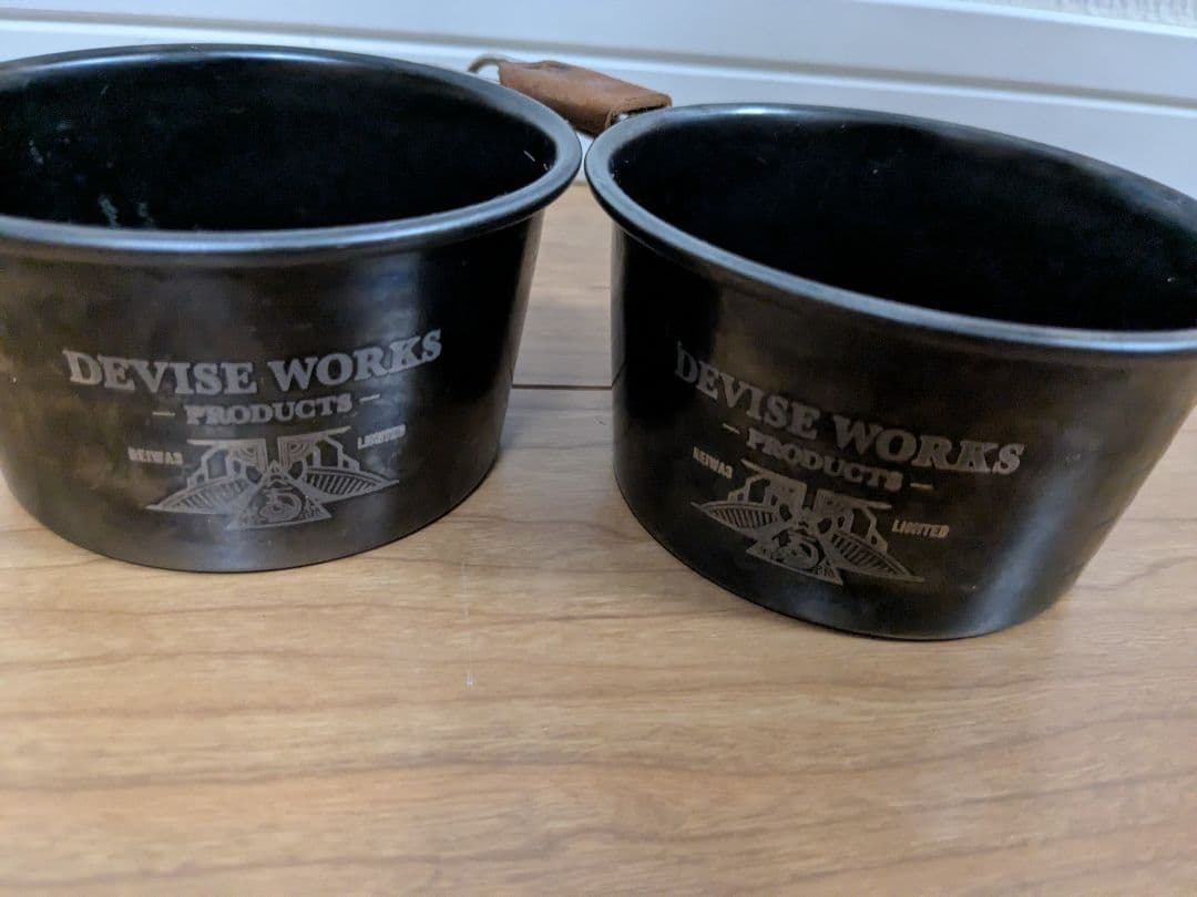 DEVISE WORKS シェラカップ 黒 デバイスワークス　2個　250ml