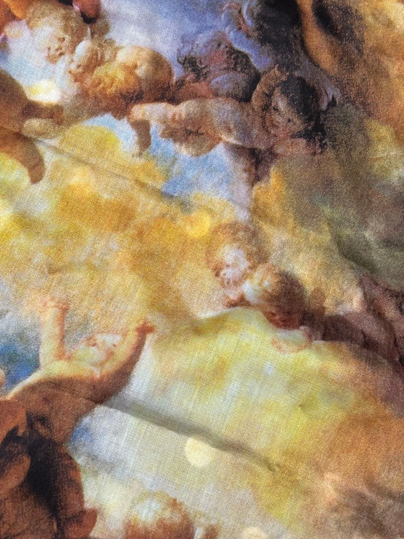 未使用　Vivienne Westwood 激レア　天使柄　大判ハンカチ　オーヴ