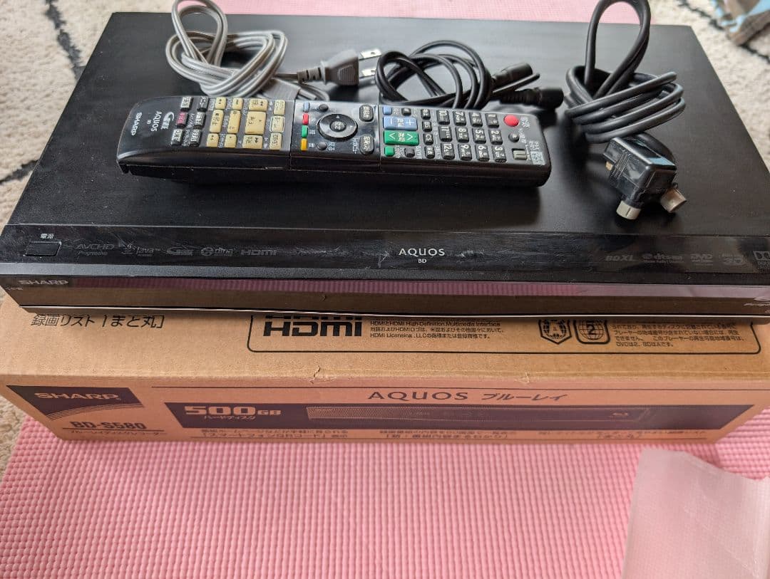 M.ASHARP シャープ ブルーレイディスクレコーダー BD-S580