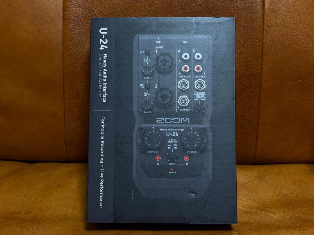 新品 / 未使用 / Zoom U-24 / オーディオインターフェイス