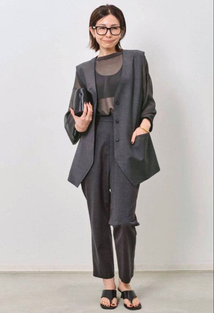 ⭐︎新品⭐︎L'Appartement Sheer Blouse グレー