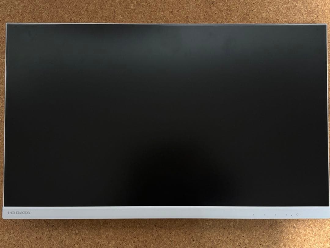 IODATA 24インチモニター　ホワイト　アームつき