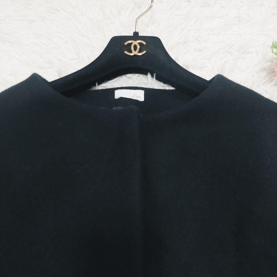 美品 エムドット em. エコファーコート 裾ファー コート