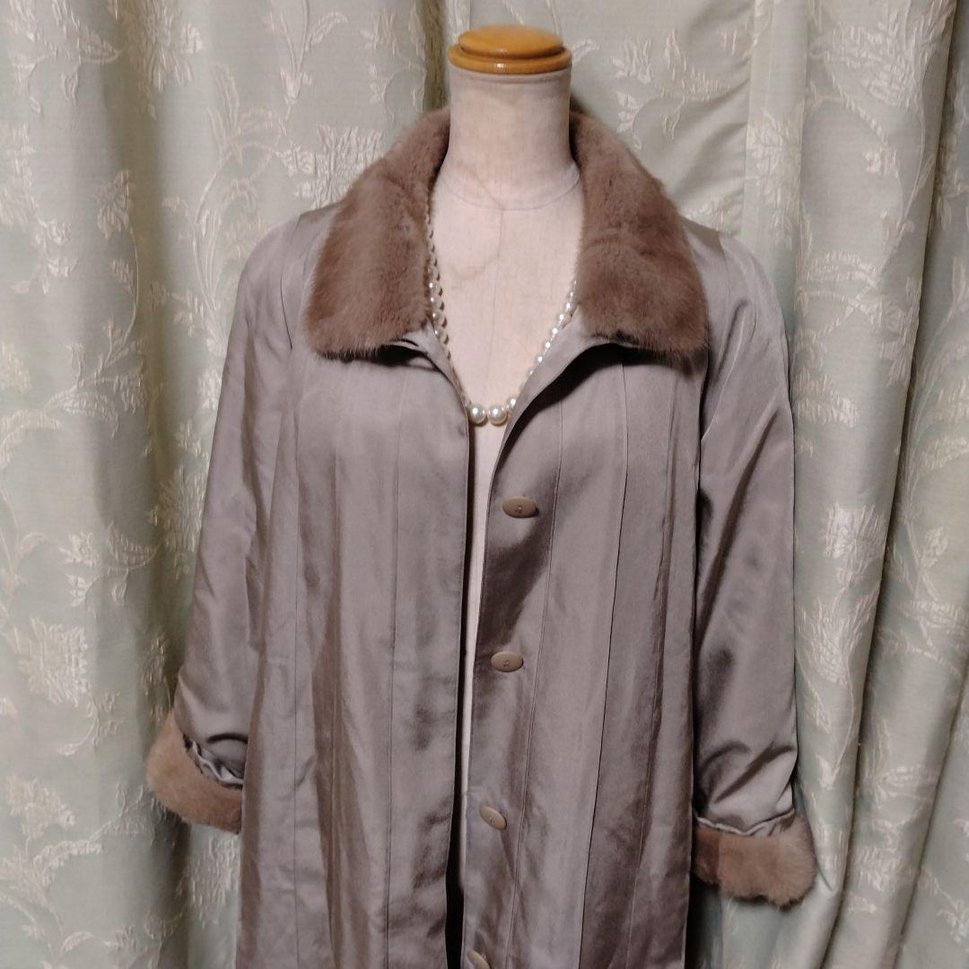 新品未使用✩3way✩ミンク＆ウィーゼルミンク✩ファーコート✩軽い