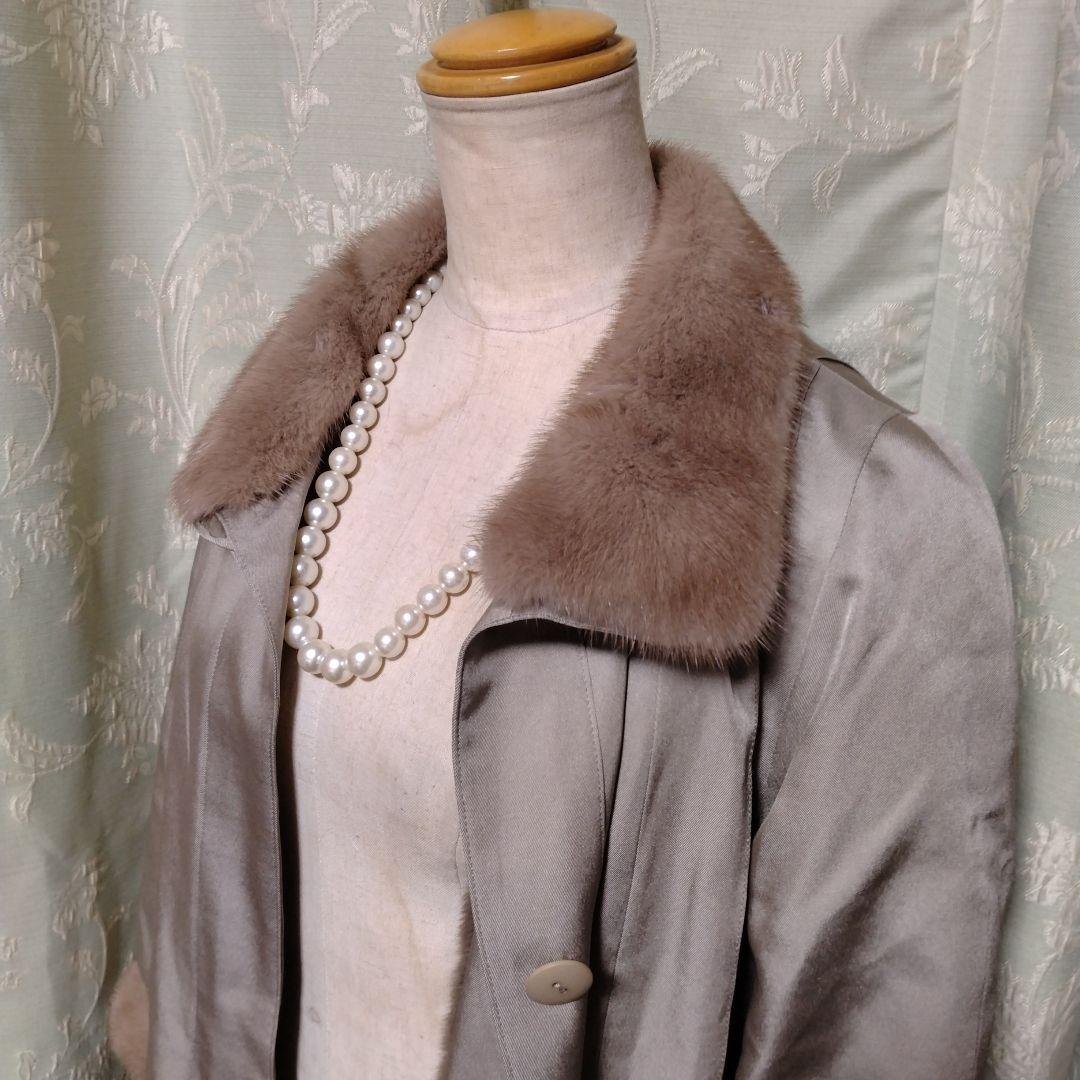 新品未使用✩3way✩ミンク＆ウィーゼルミンク✩ファーコート✩軽い