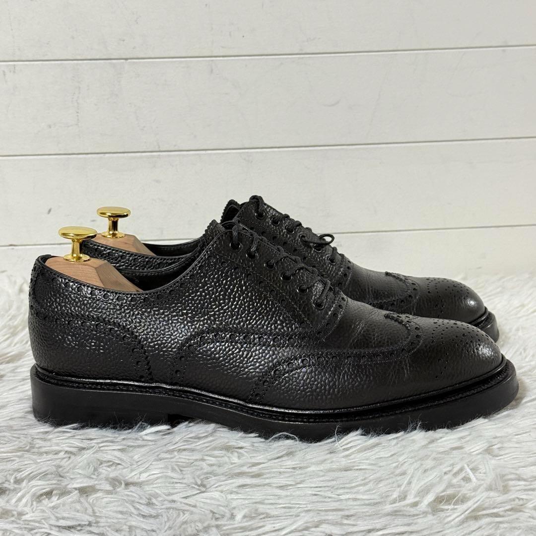 極美品✨カルミナ　ドレスシューズ　ウィングチップ　内羽根　グレインレザー　7